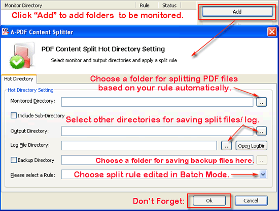 a-pdf content splitter hot edit
